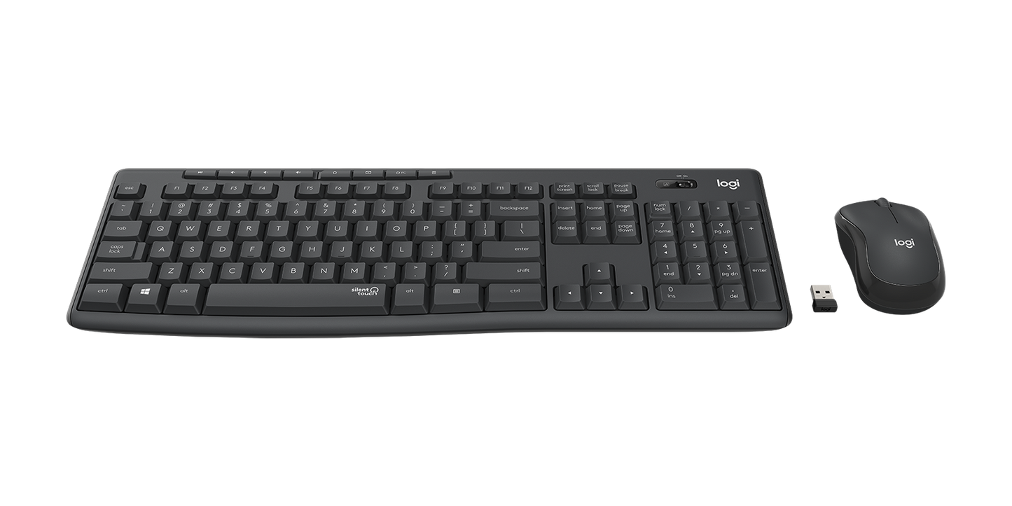 Logitech MK295 Silent Wireless Keyboard & Mouse Combo