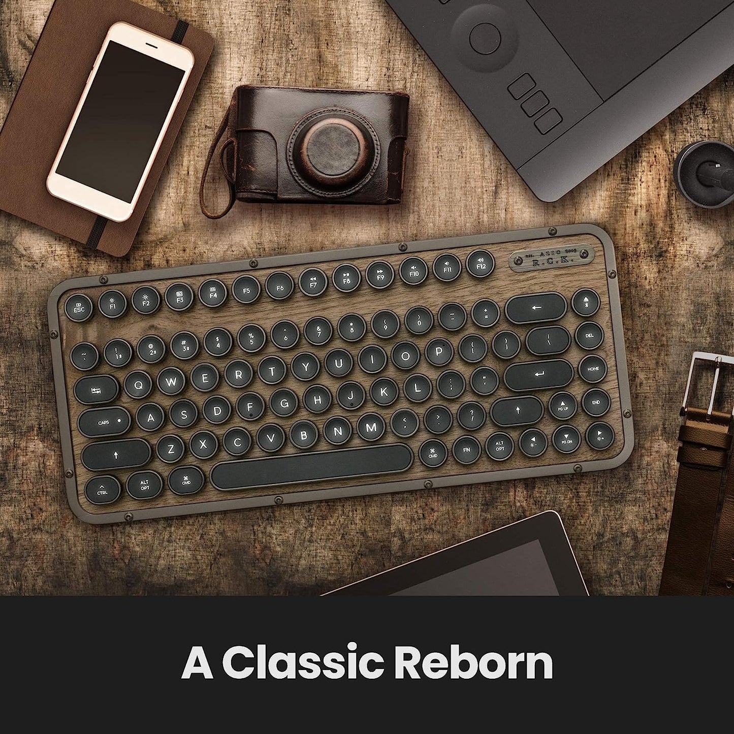 AZIO Retro Compact Elwood Keyboard