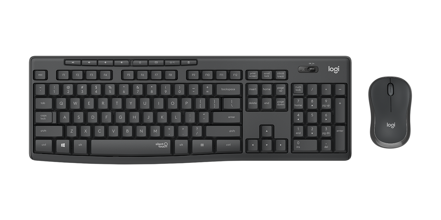 Logitech MK295 Silent Wireless Keyboard & Mouse Combo