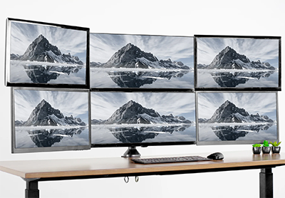 ASUS 27" 6 Monitor Package with Stand