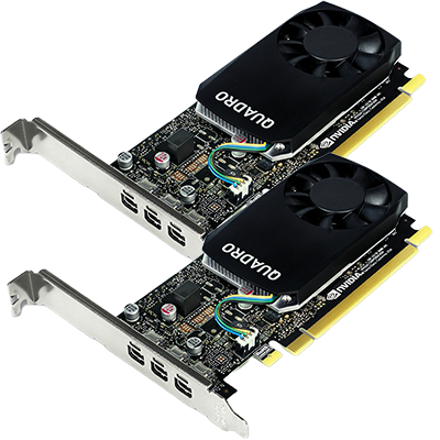 QUADRO P400 x2 (6 Monitor)